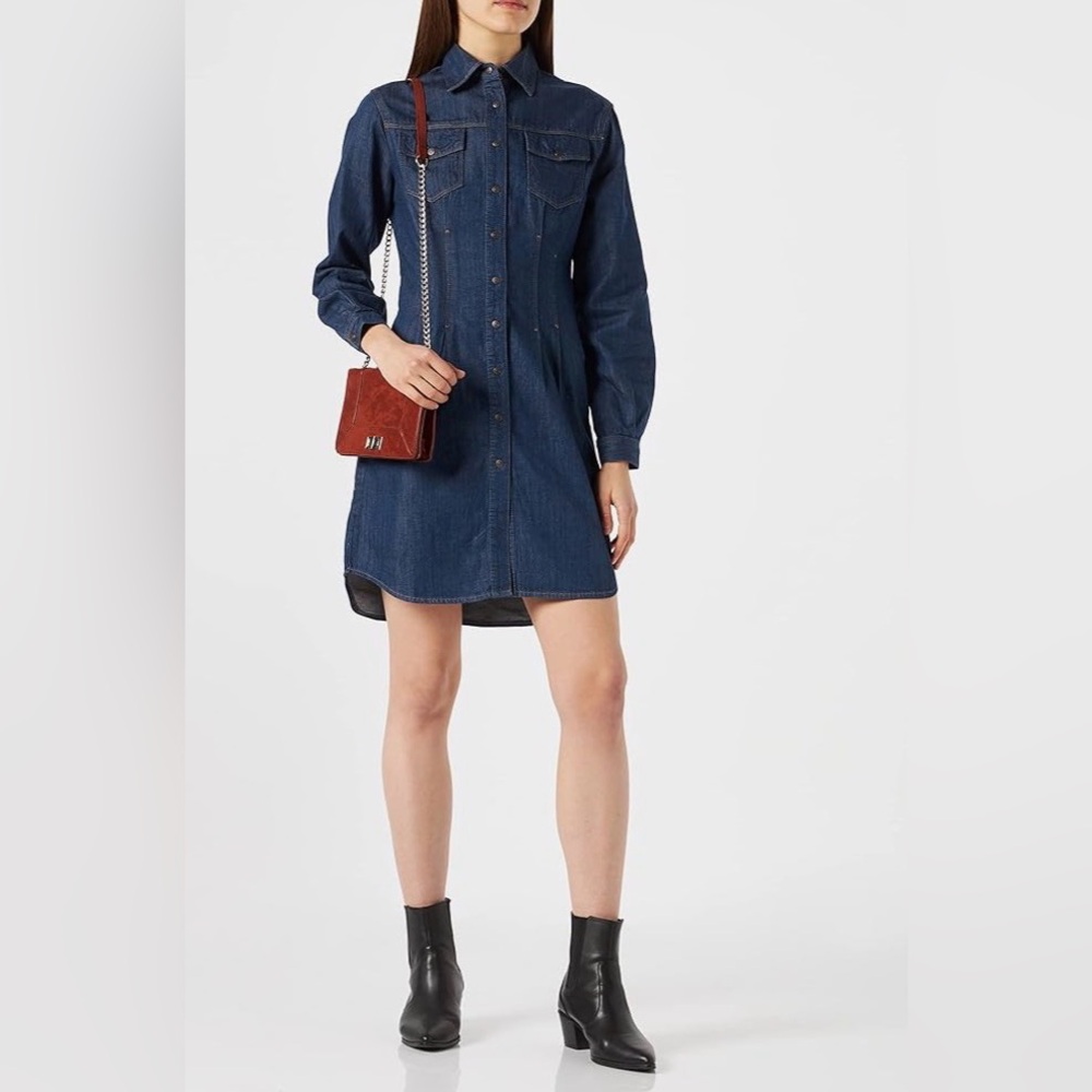 Sisley Denim Shirt Dress